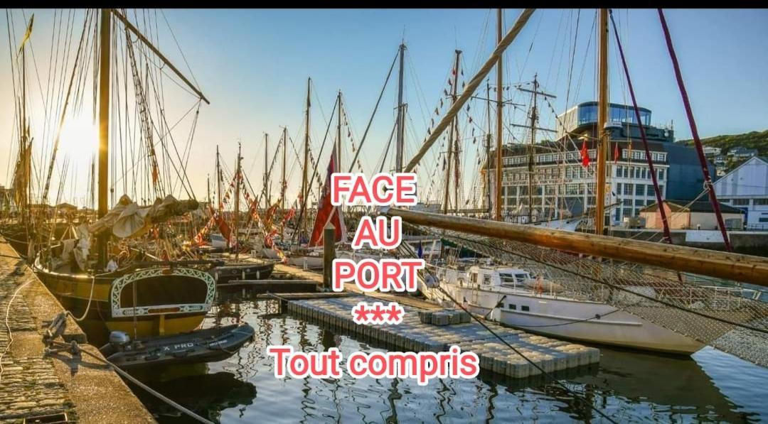 Le Reflet Des Voiles Face Au Port De Fecamp Lägenhet Exteriör bild